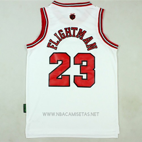 Camiseta Pelicula Flightman Superman NO 23 Blanco